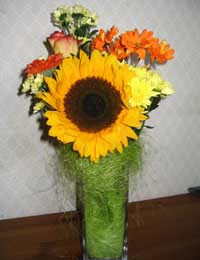 Sunflowers; Design; Hand-tied Bouquet;