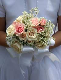 Child First Communion Flowers Floral