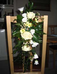 Floral; Chairback; Wedding; Traditional;